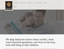 Tablet Screenshot of integrativefamilylaw.com